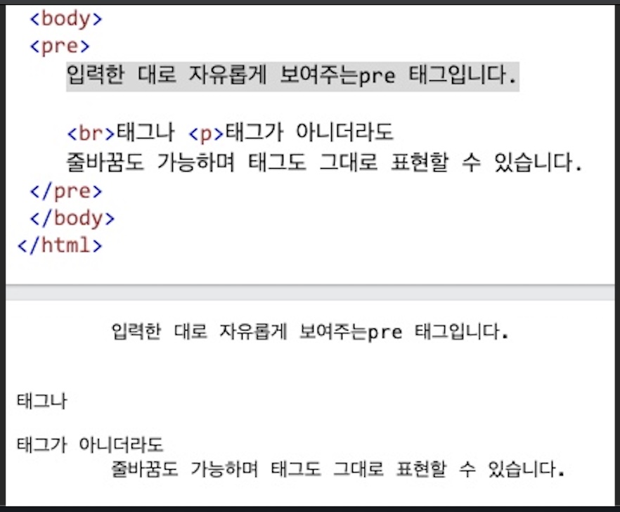 pre태그
