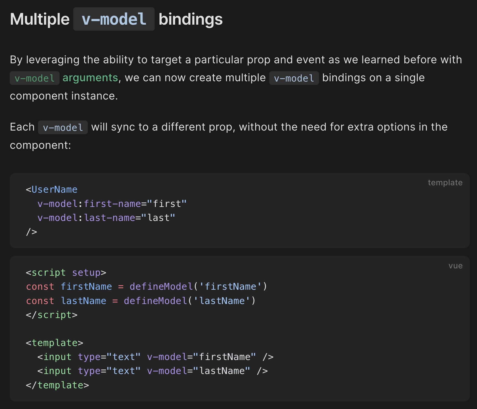 component-vmodel